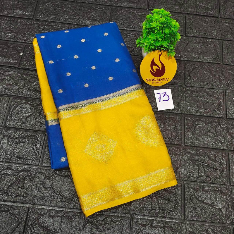 Premium Quality Mysore Crepe Sarees - MYSORE73