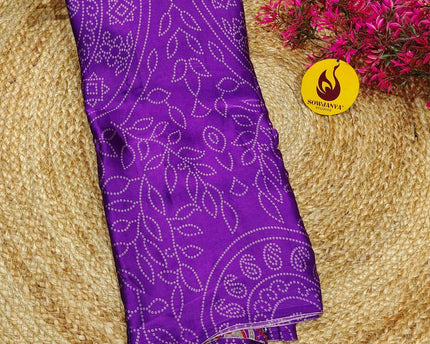 Premium Japan Satin Crape with Original Mirror Sarees - AJRAK5