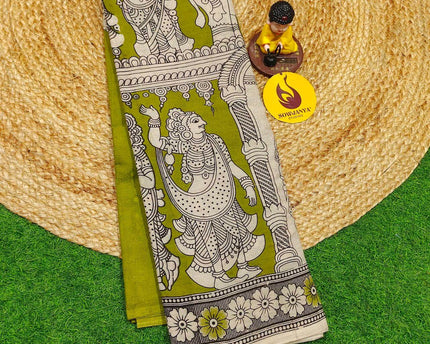 ORIGINAL PEDANA KALAMKARI Cotton Sarees - BOMMA22