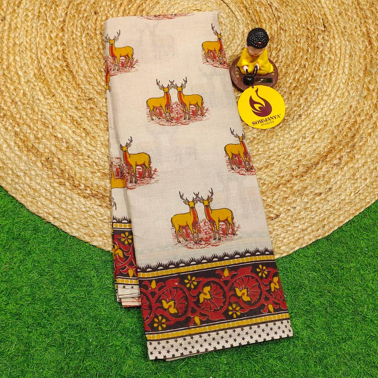 ORIGINAL PEDANA KALAMKARI Cotton Sarees - BOMMA17