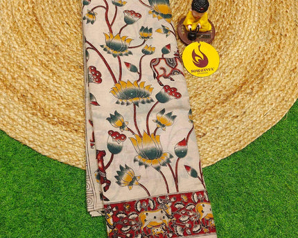 ORIGINAL PEDANA KALAMKARI Cotton Sarees - BOMMA20