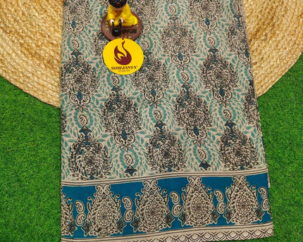 ORIGINAL PEDANA KALAMKARI Cotton Sarees - BOMMA27
