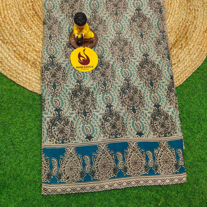 ORIGINAL PEDANA KALAMKARI Cotton Sarees - BOMMA27
