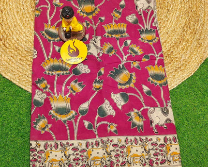 ORIGINAL PEDANA KALAMKARI Cotton Sarees - BOMMA31
