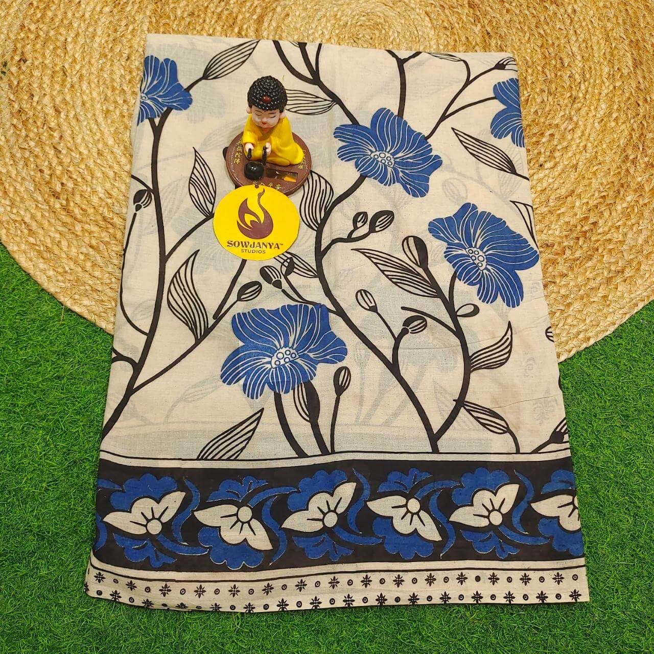 ORIGINAL PEDANA KALAMKARI Cotton Sarees - BOMMA30