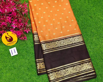 Premium Quality Mysore Crepe Sarees - MYSORE011