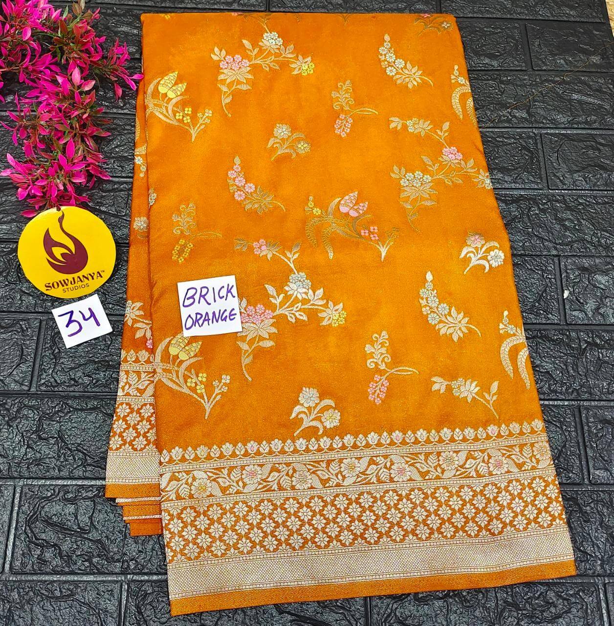 Designer Pure Banarasi Sarees (34) -GRAND