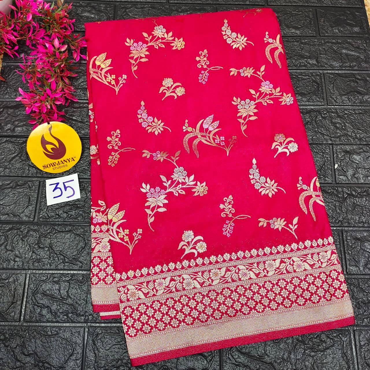 Designer Pure Banarasi Sarees (35) -GRAND