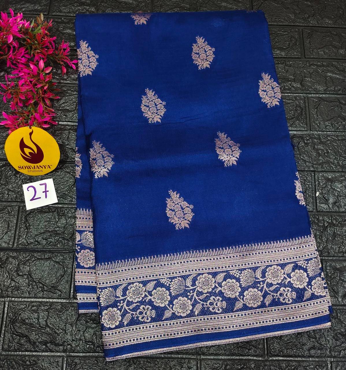 Designer Pure Banarasi Sarees (27) -GRAND