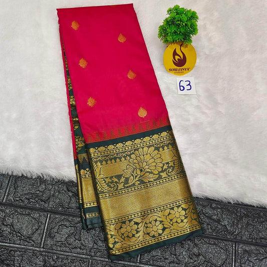 Premium Semi Gadwal  Sarees - VIBE63