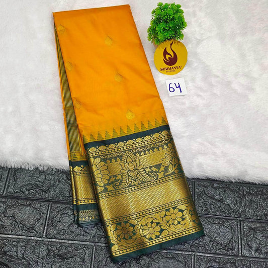 Premium Semi Gadwal  Sarees - VIBE64