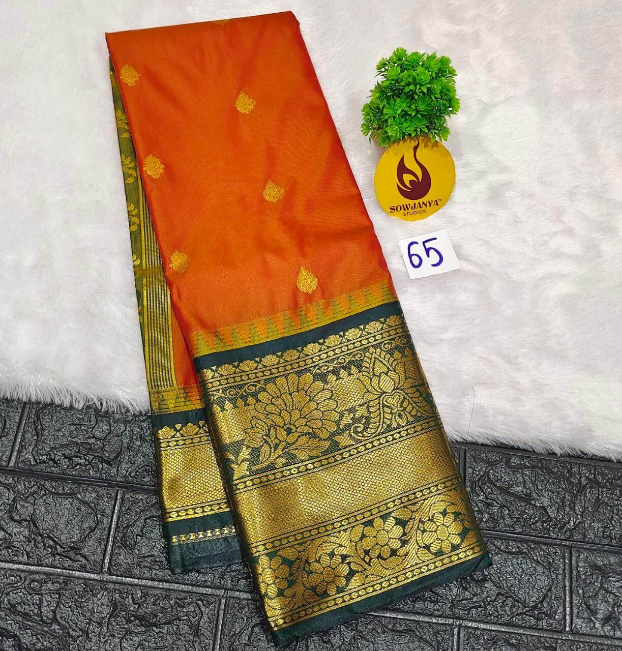 Premium Semi Gadwal  Sarees - VIBE65