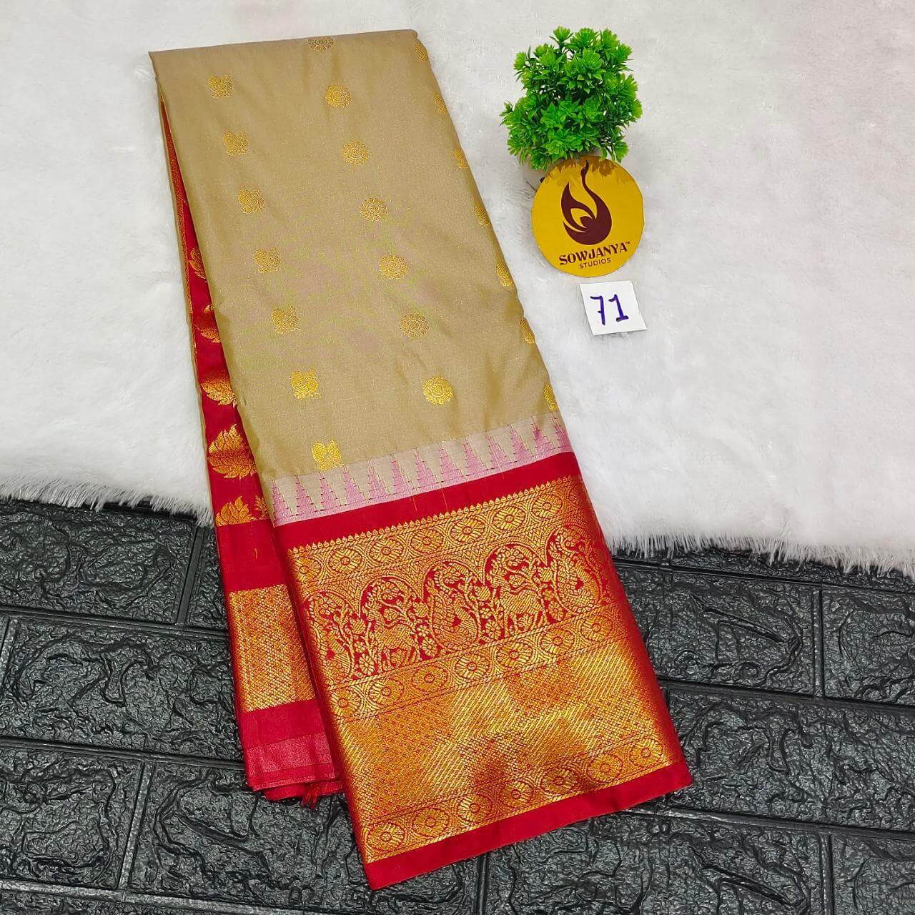 Premium Semi Gadwal  Sarees - VIBE71