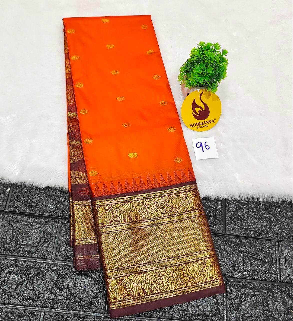 Premium Semi Gadwal  Sarees - VIBE96