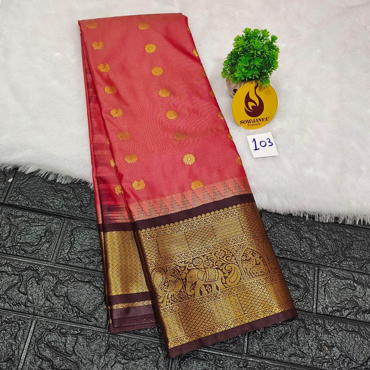Premium Semi Gadwal  Sarees - VIBE103
