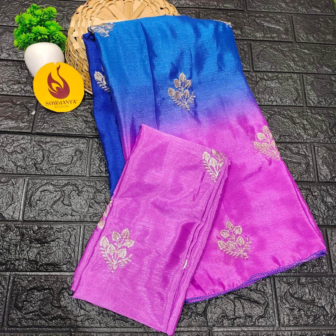 Premium Chinon Sarees(3) - FLASH