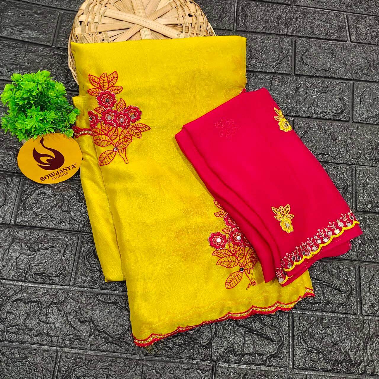 Premium Rangoli Silk Sarees - FLASH