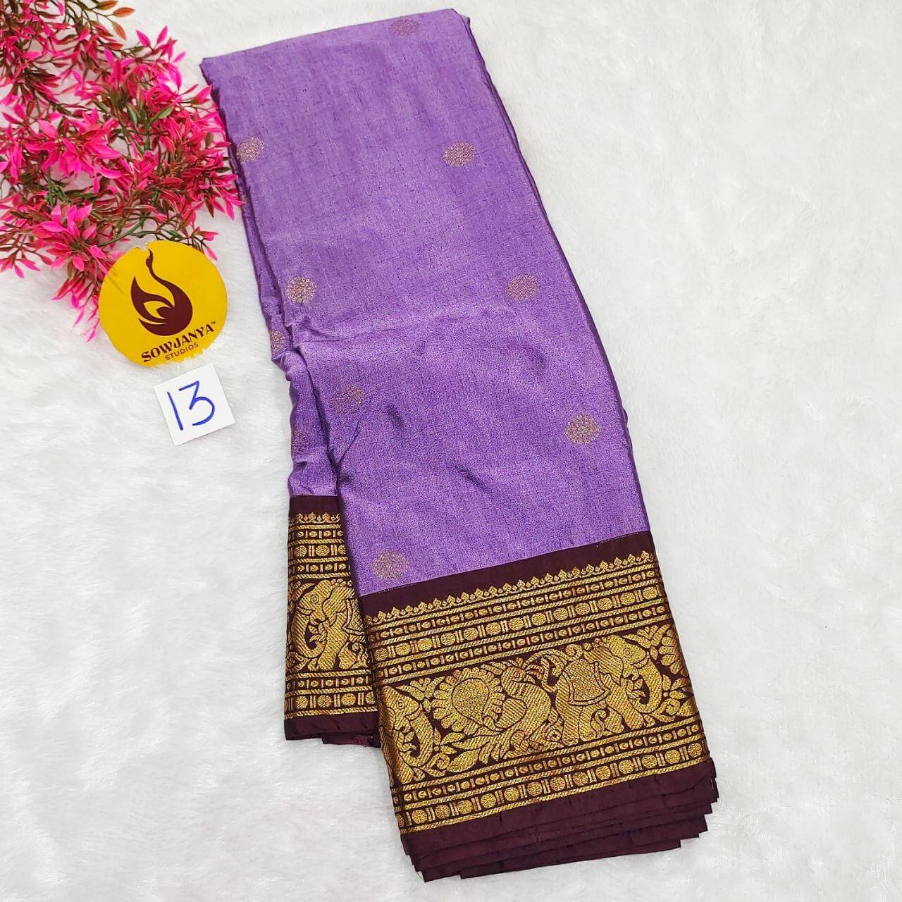 VINTAGE Seiko Gadwal Pattu Sarees  - WAVE