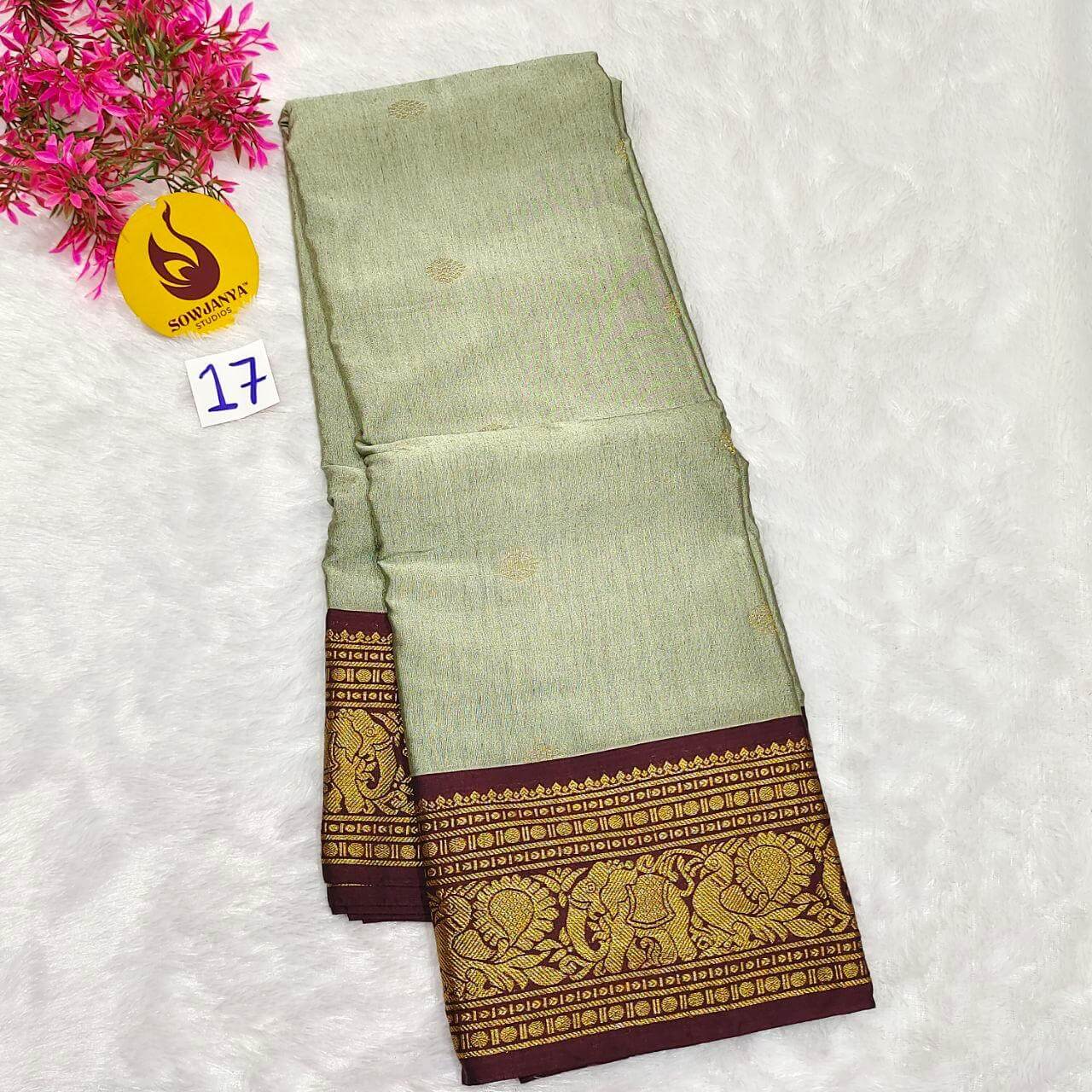 VINTAGE Seiko Gadwal Pattu Sarees  - WAVE