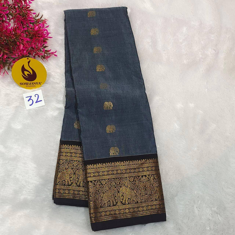 VINTAGE Seiko Gadwal Pattu Sarees(32)  - WAVE