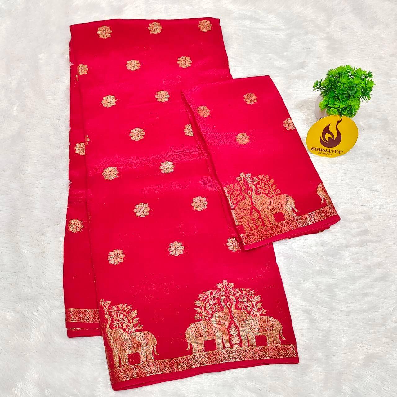 Premium Viscose Georgette Saree(20) - BLAST