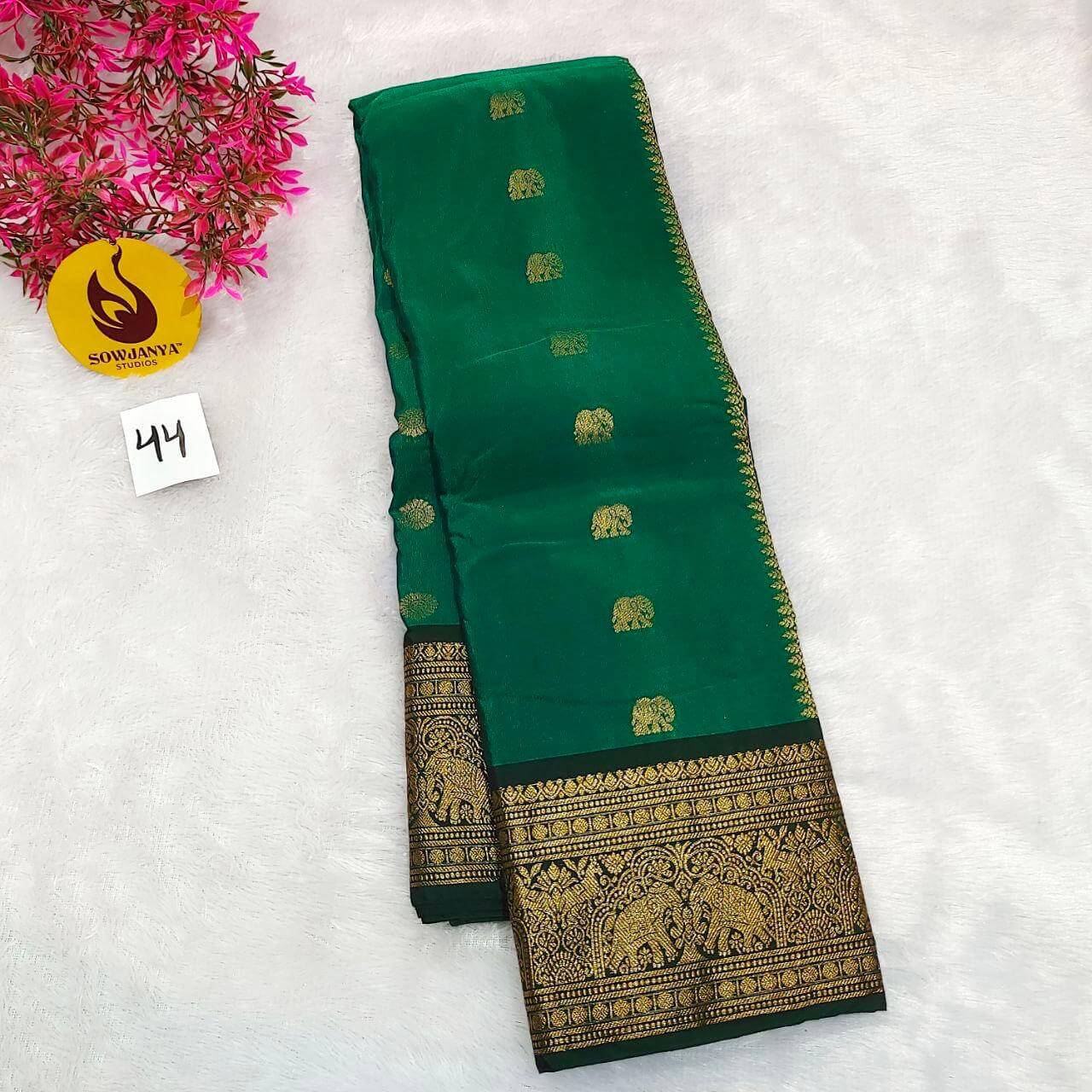 VINTAGE Seiko Gadwal Pattu Sarees(44)  - WAVE