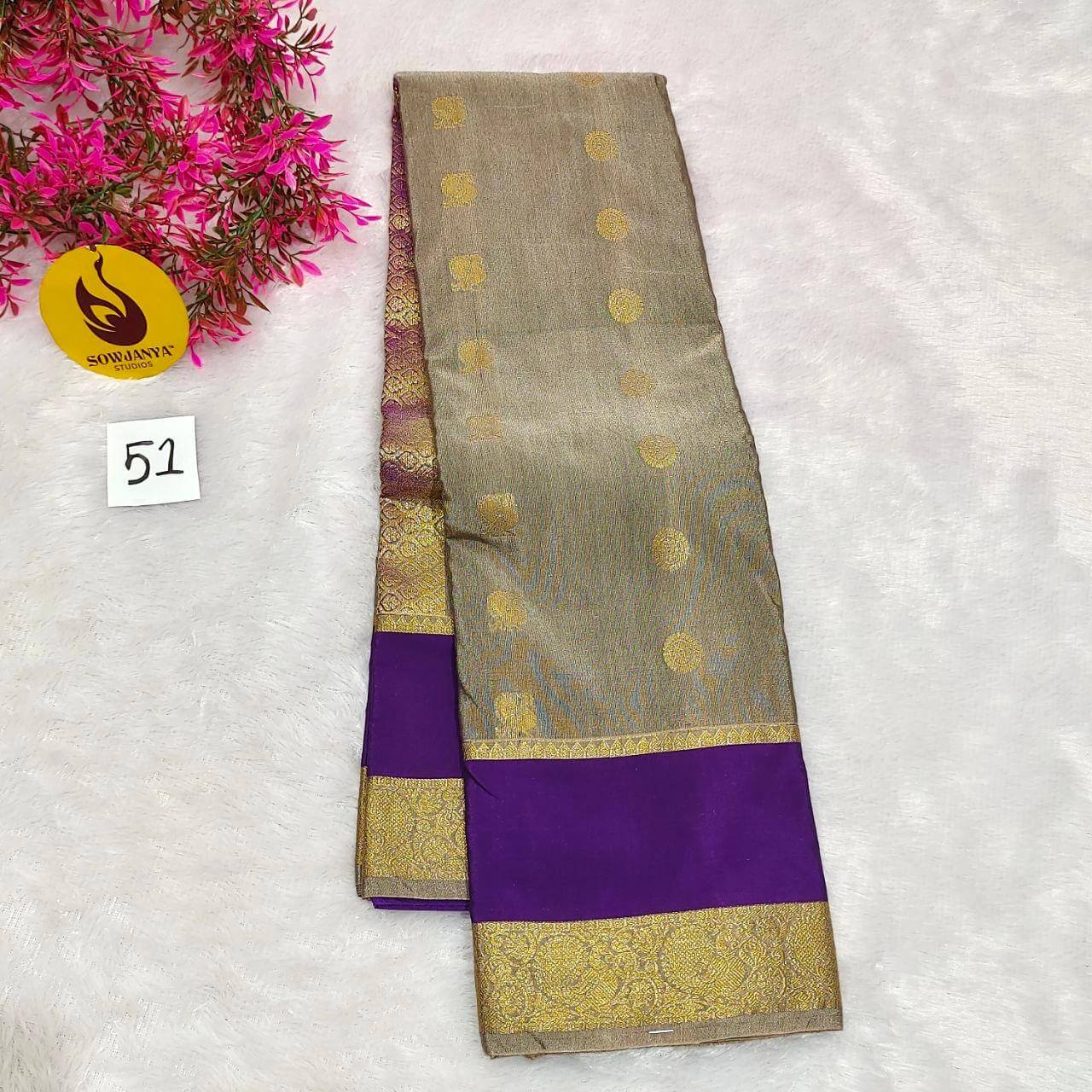 VINTAGE Seiko Gadwal Pattu Sarees(51)  - WAVE