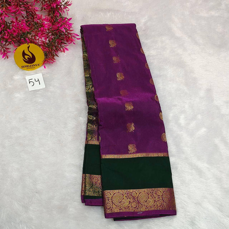 VINTAGE Seiko Gadwal Pattu Sarees(54)  - WAVE