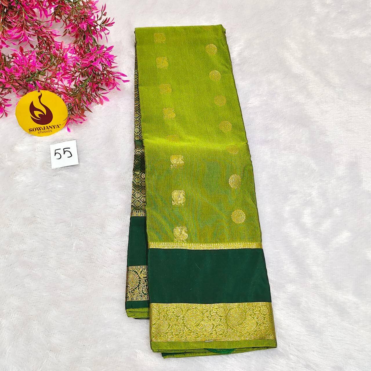 VINTAGE Seiko Gadwal Pattu Sarees(55)  - WAVE