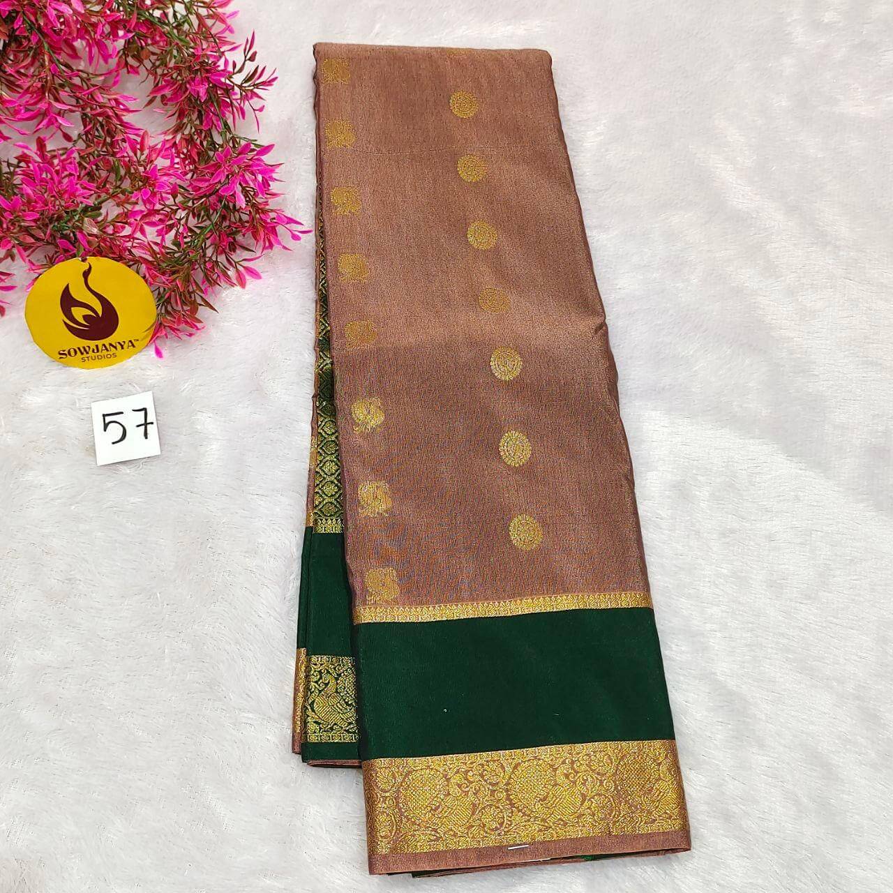 VINTAGE Seiko Gadwal Pattu Sarees(57)  - WAVE