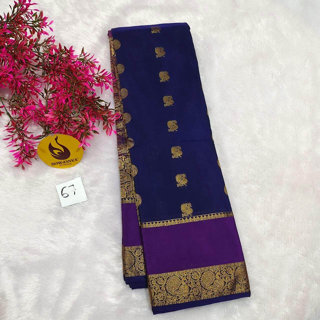 VINTAGE Seiko Gadwal Pattu Sarees(67)  - WAVE