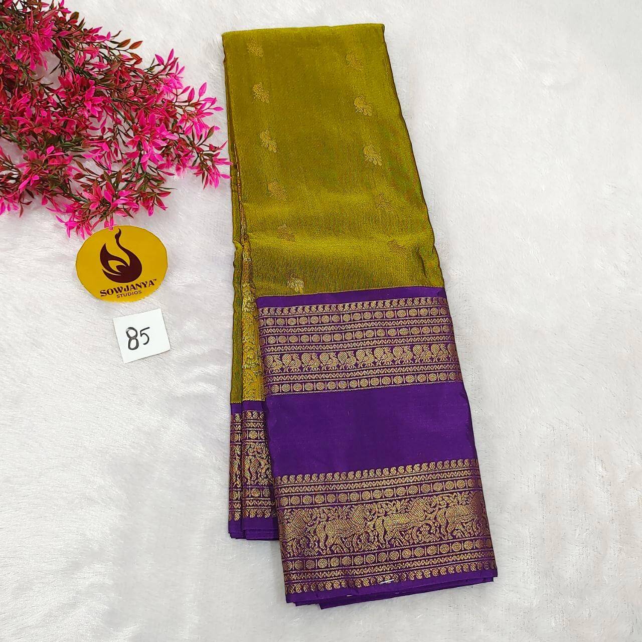 VINTAGE Seiko Gadwal Pattu Sarees(85)  - WAVE