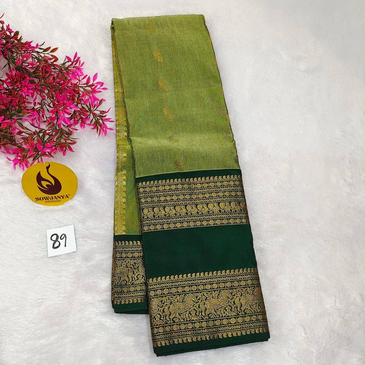 VINTAGE Seiko Gadwal Pattu Sarees(89)  - WAVE