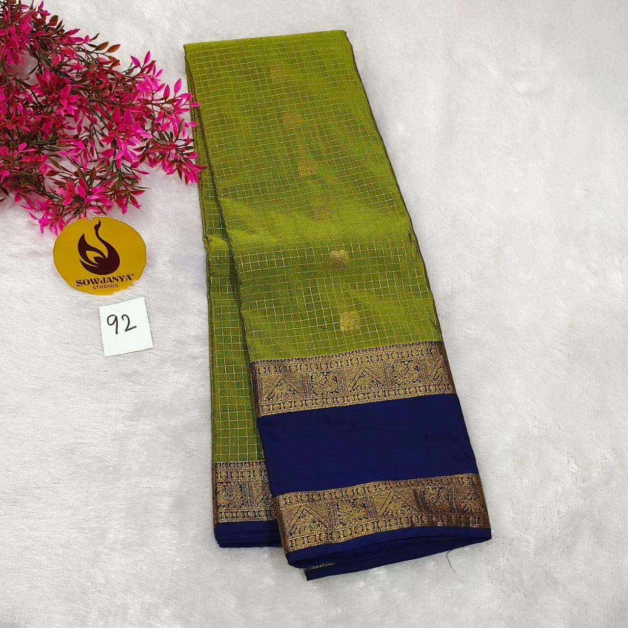 VINTAGE Seiko Gadwal Pattu Sarees(92)  - WAVE