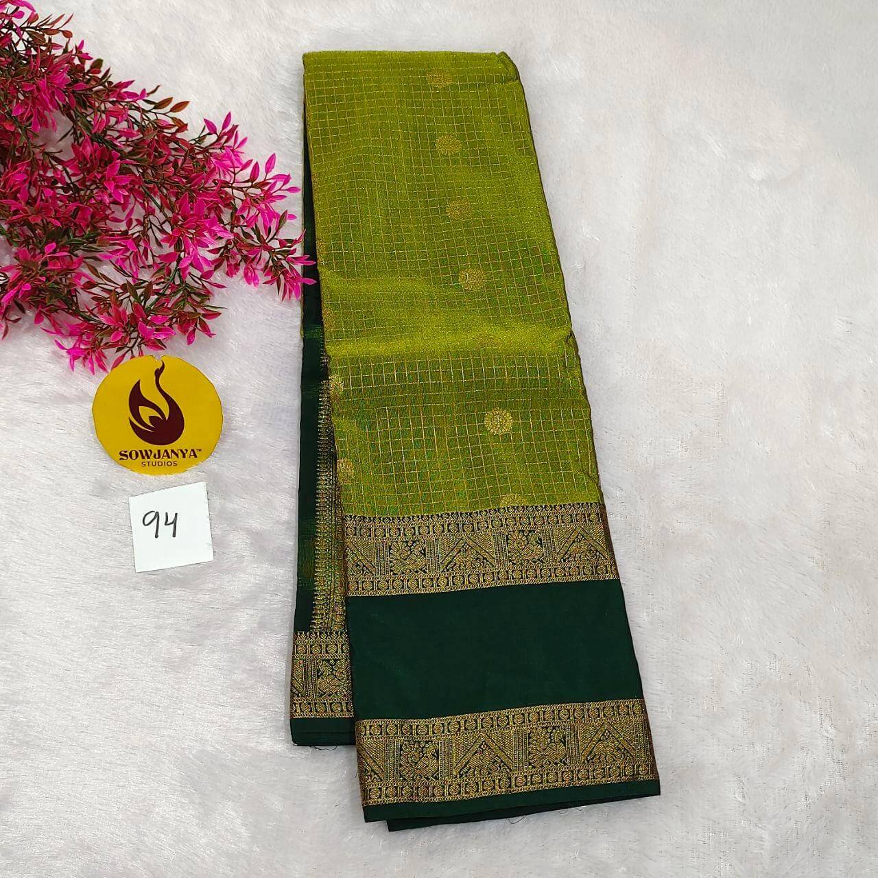 VINTAGE Seiko Gadwal Pattu Sarees(94)  - WAVE