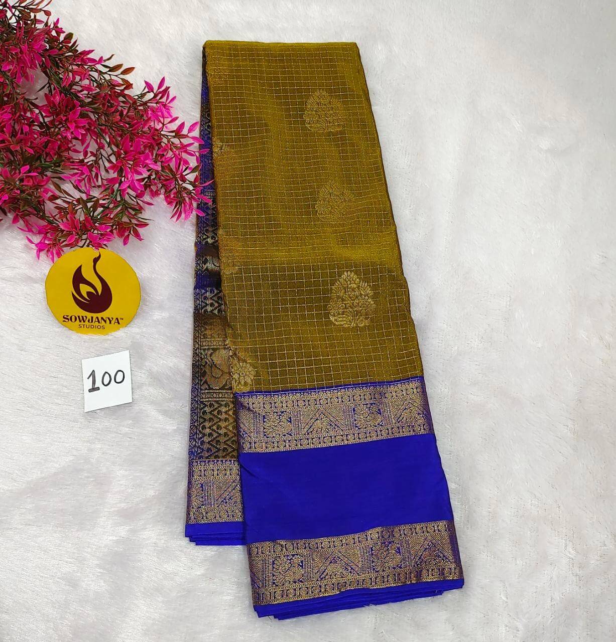 VINTAGE Seiko Gadwal Pattu Sarees(100)  - WAVE