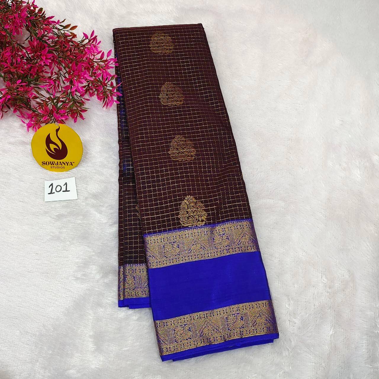 VINTAGE Seiko Gadwal Pattu Sarees(101)  - WAVE