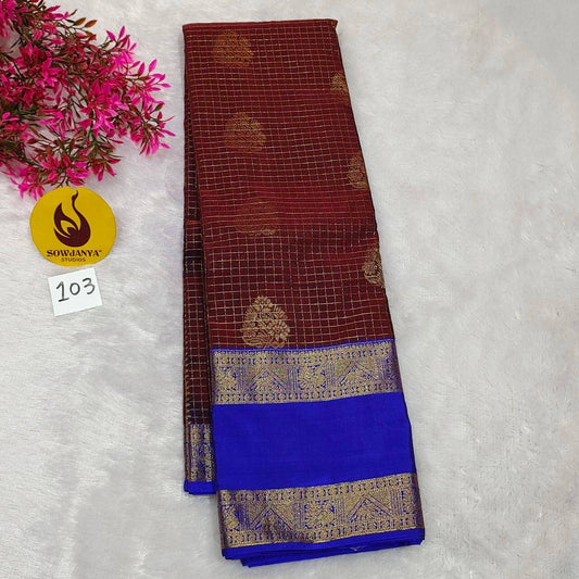 VINTAGE Seiko Gadwal Pattu Sarees(103)  - WAVE