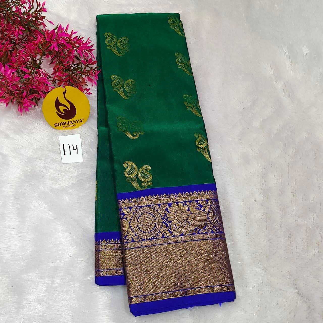 VINTAGE Seiko Gadwal Pattu Sarees(114)  - WAVE