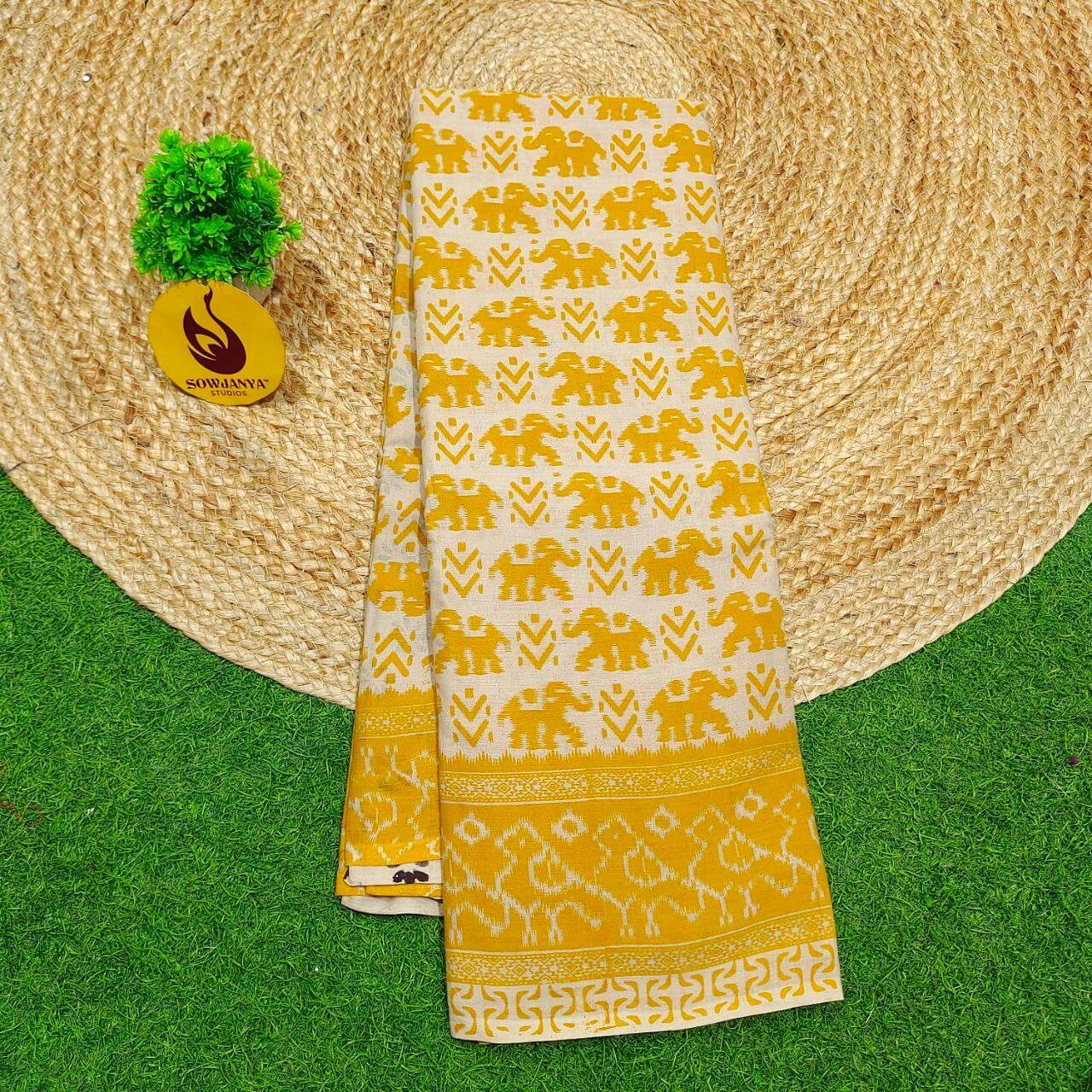 ORIGINAL PEDANA KALAMKARI Cotton Sarees (74)- BOMMA
