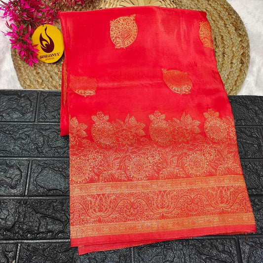 PURE BANARAS H-HO SILK(peach) -  BOOM