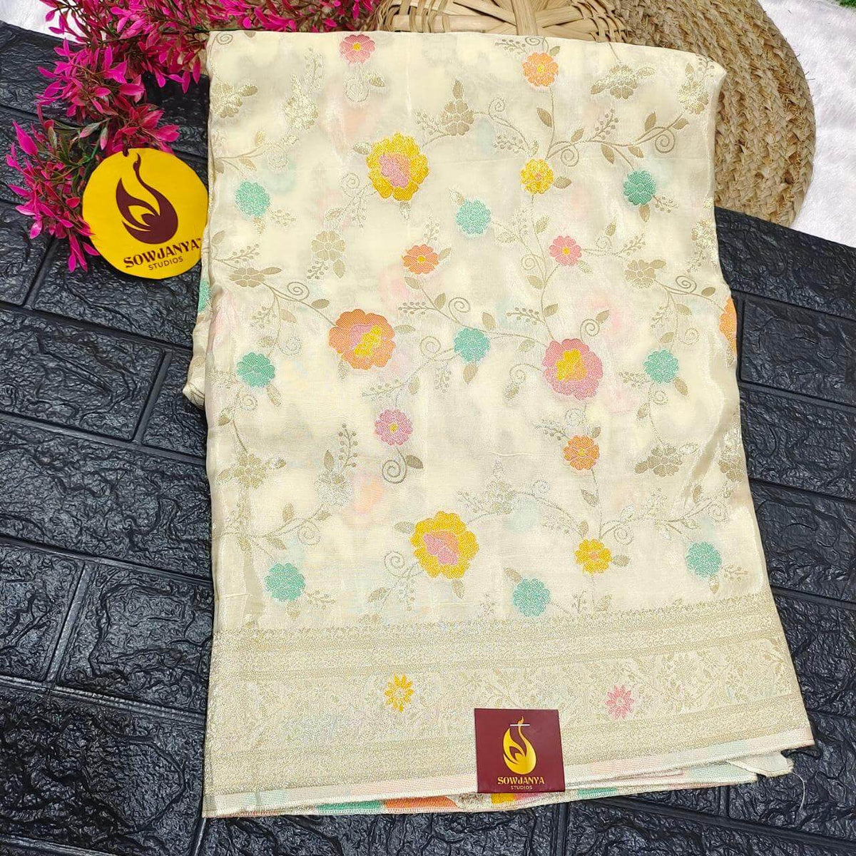PURE BANARAS MEENA H-HO SILK-  BOOM