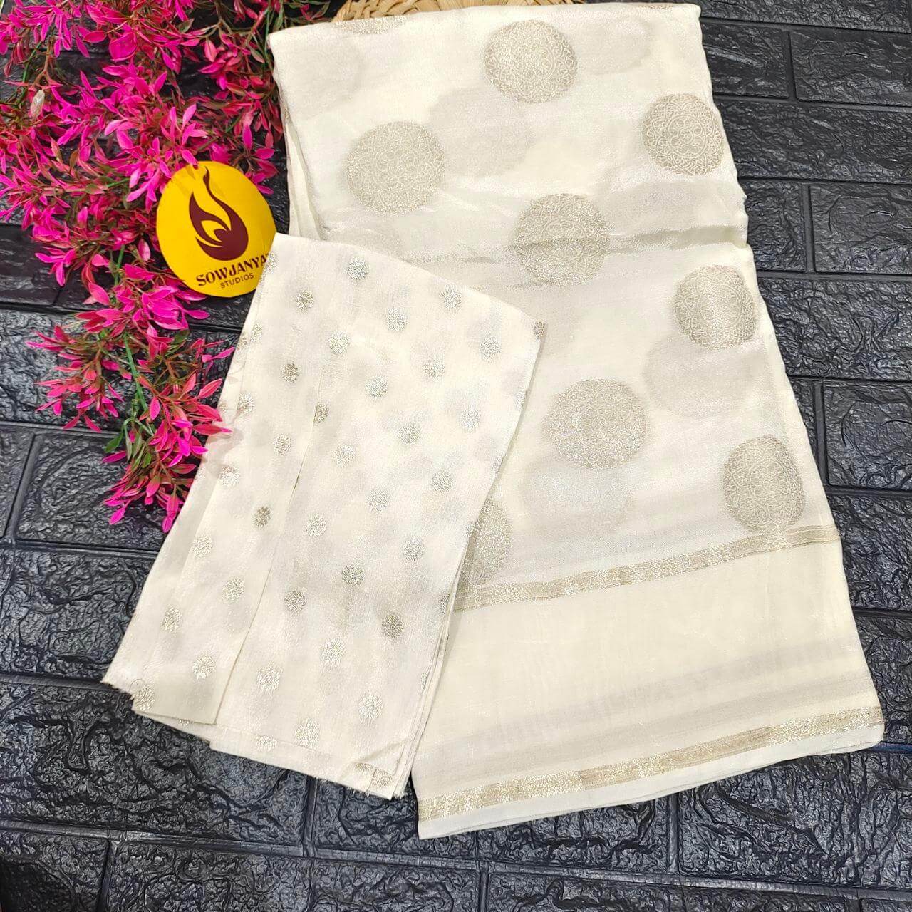 Viscose Crape Satin  Saree - SSCDB