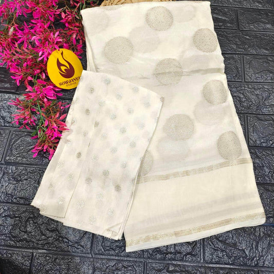 Viscose Crape Satin  Saree - SSCDB
