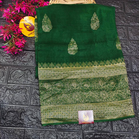 PURE BANARAS H-HO SILK(green) -  BOOM