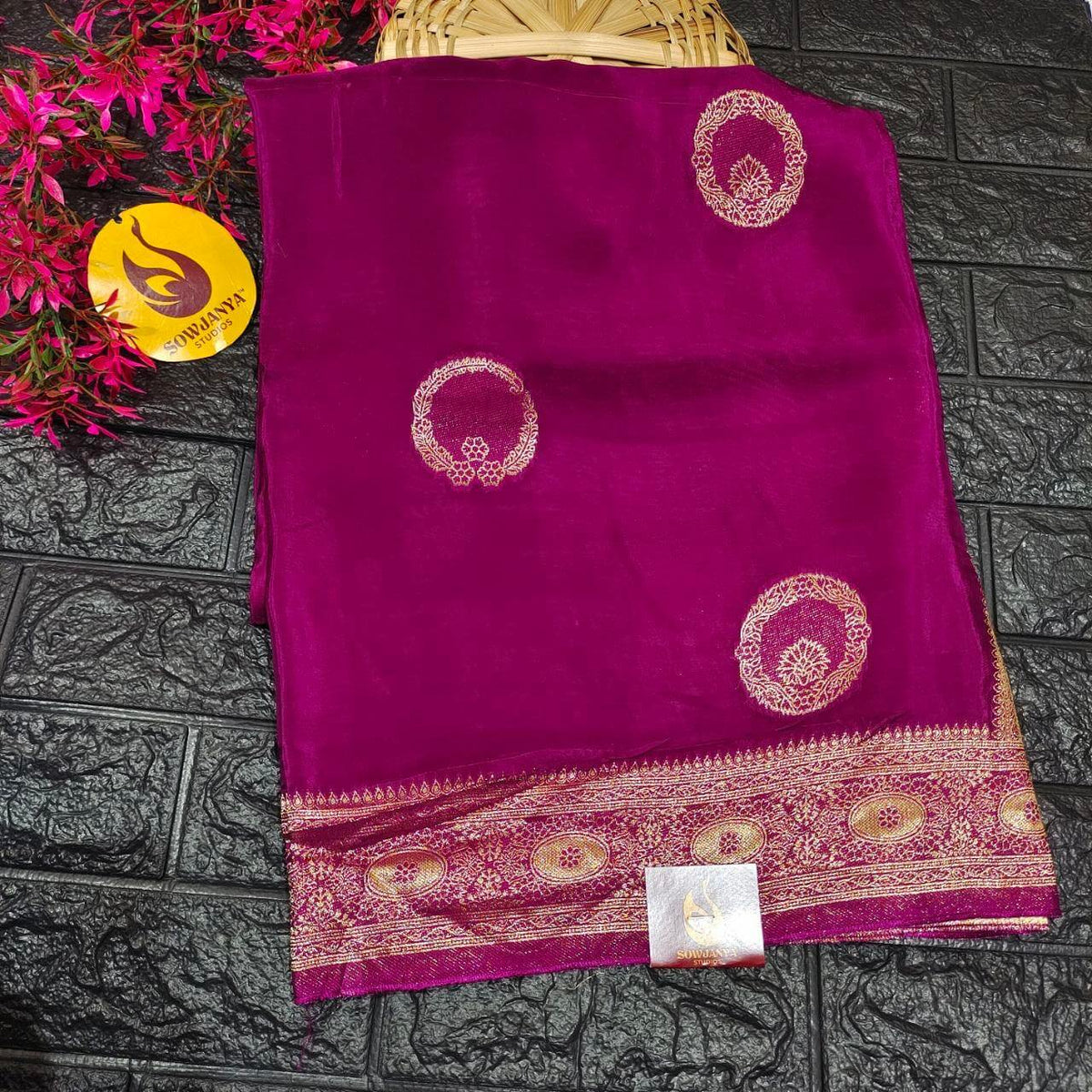 PURE BANARAS H-HO SILK(purple) -  BOOM
