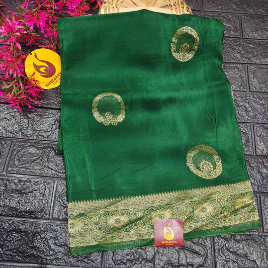 PURE BANARAS H-HO SILK(green) -  BOOM