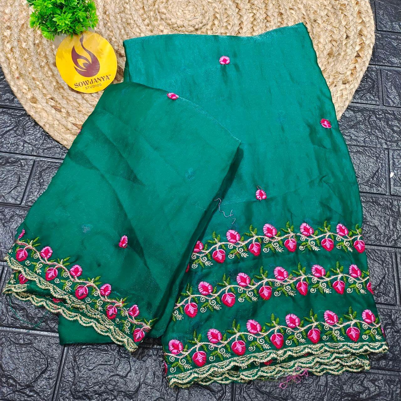 Premium Space Silk work Saree - SSPCE