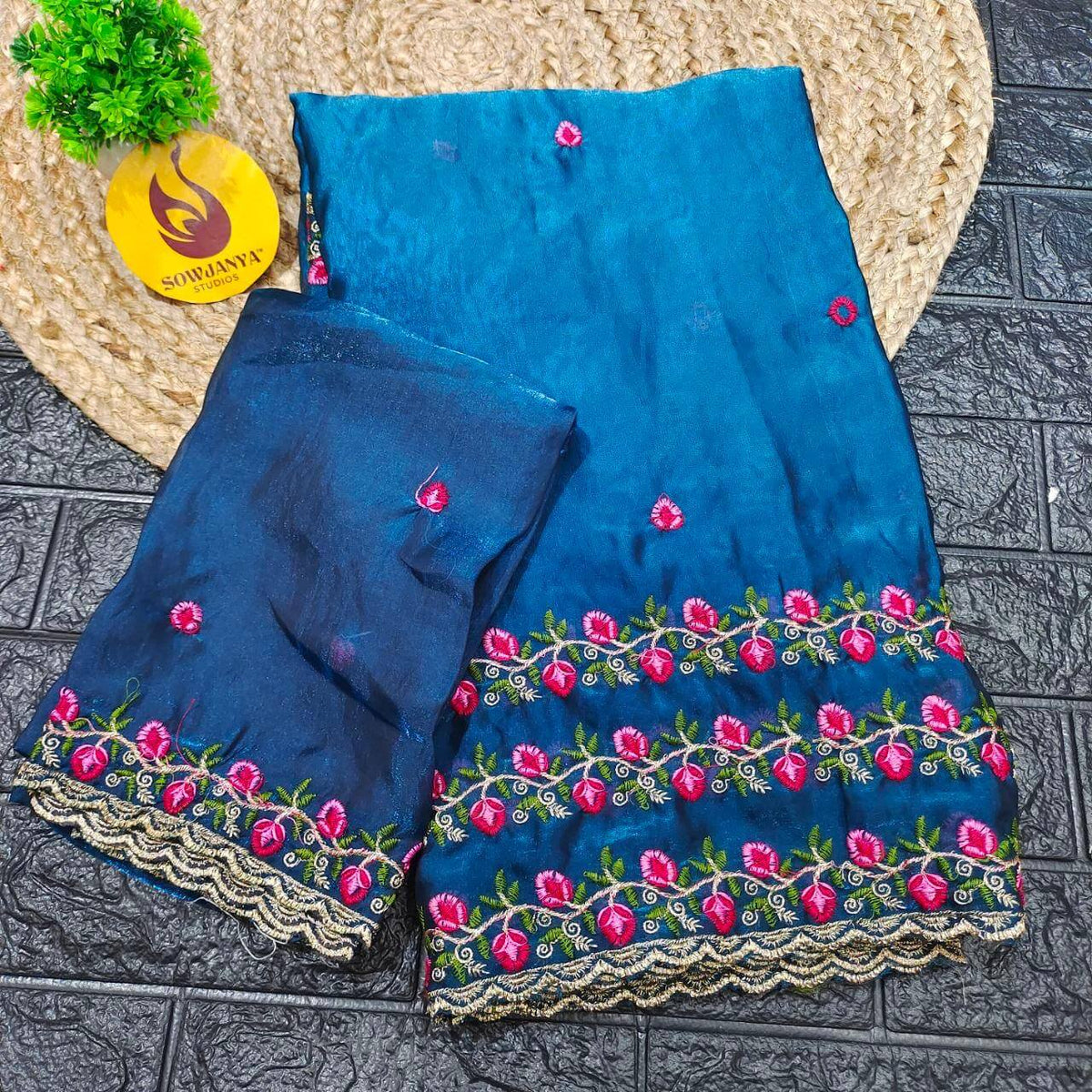 Premium Space Silk work Saree - SSPCE