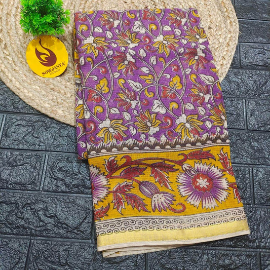 ORIGINAL PEDANA Kalamkari KOTA Cotton Sarees (93)- BLEND